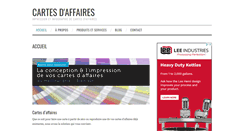 Desktop Screenshot of carteafaire.com